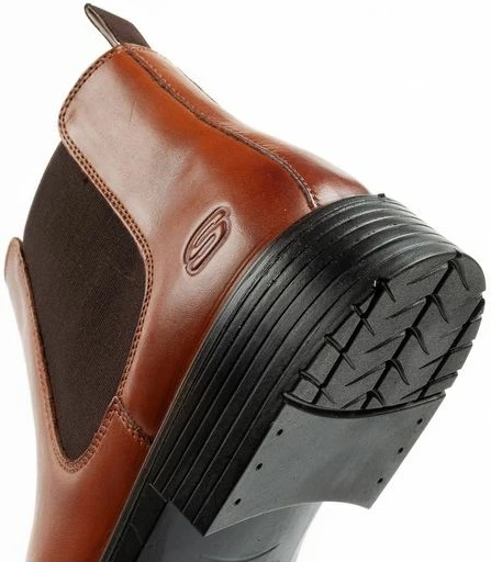 Çizme chelsea për meshkuj Skechers, kafe