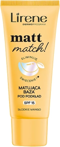 Baza për grim Lirene Matt Match! Mattifying Primer me SPF15, 30ml