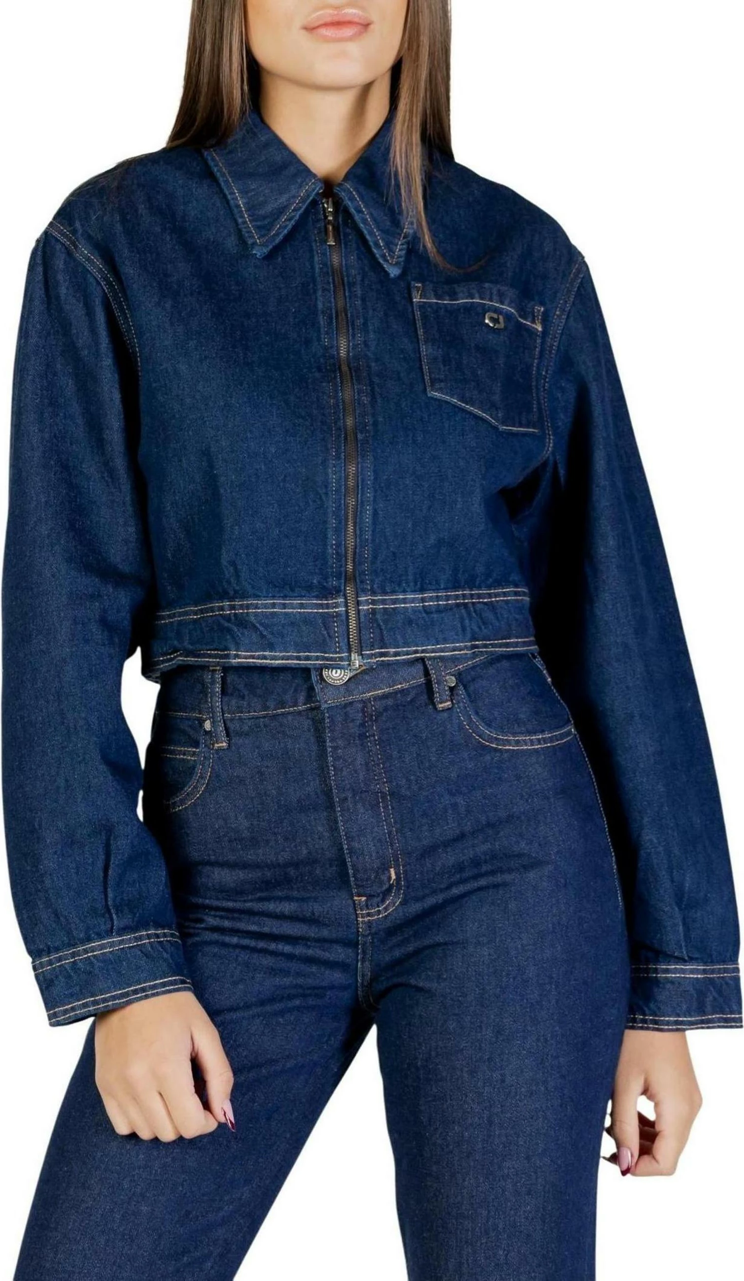Jakne për femra Colcci 032.11.00073, denim blu e errët
