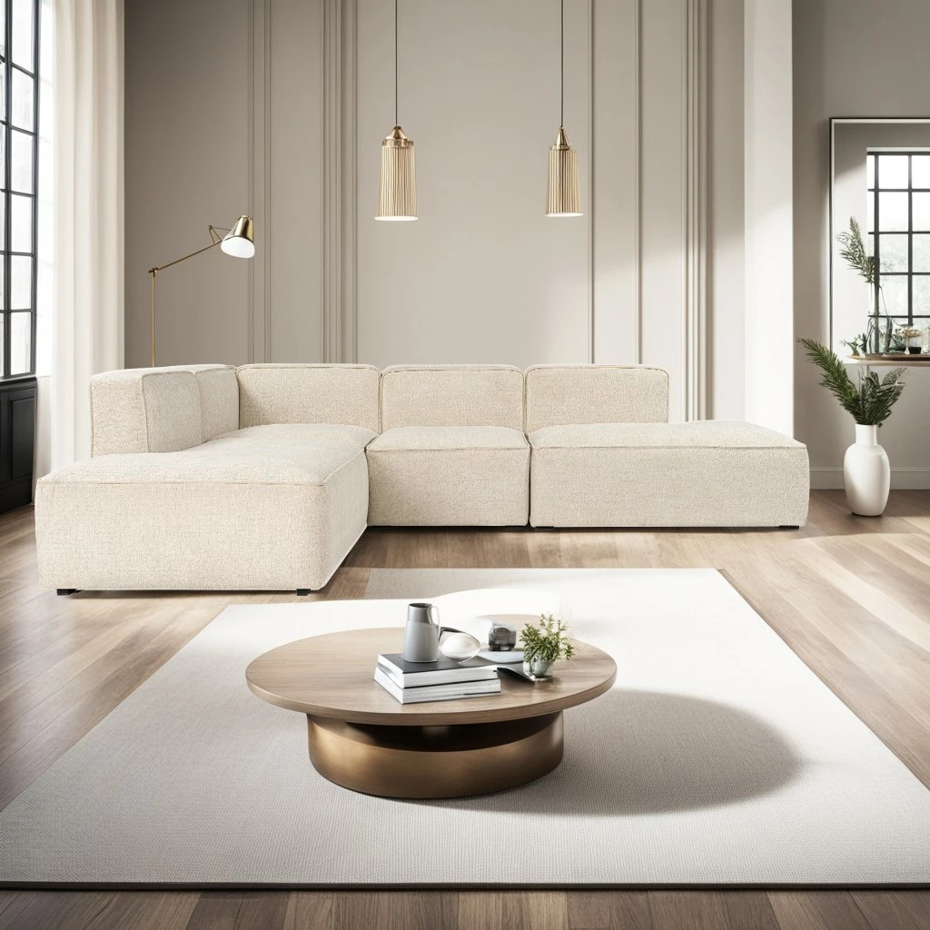 Këndore Atelier del Sofa, More M -(M4-M2-M1-M3), krem