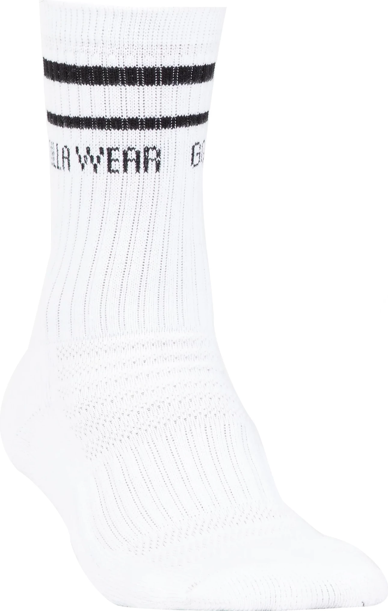Gorilla Wear Crew Sock - White [Madhësia: 39-42]