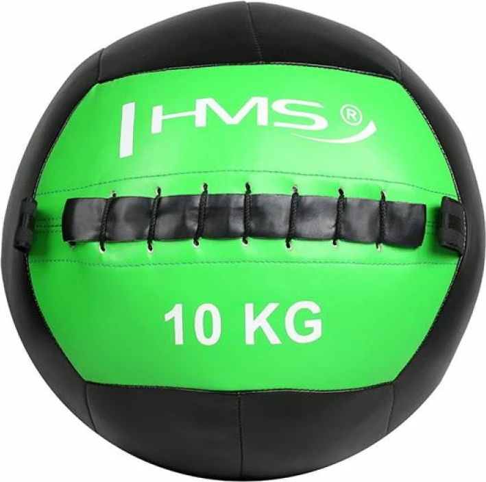 Top për stërvitje HMS Wall Ball, 10 kg, i gjelbër