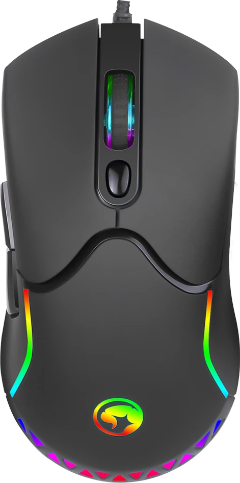Maus Marvo M359 gaming, wired, 800-3200 DPI, RGB, 7 butona, i zi