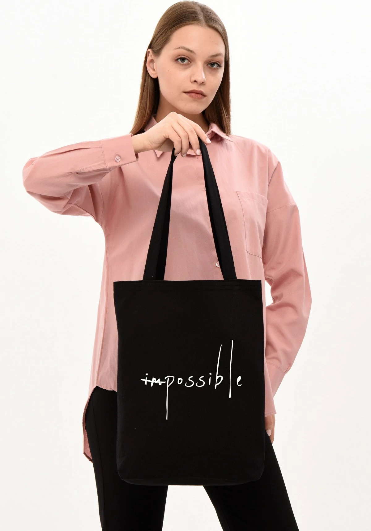 Çantë tote Zoozie Bags, e zezë, 1508