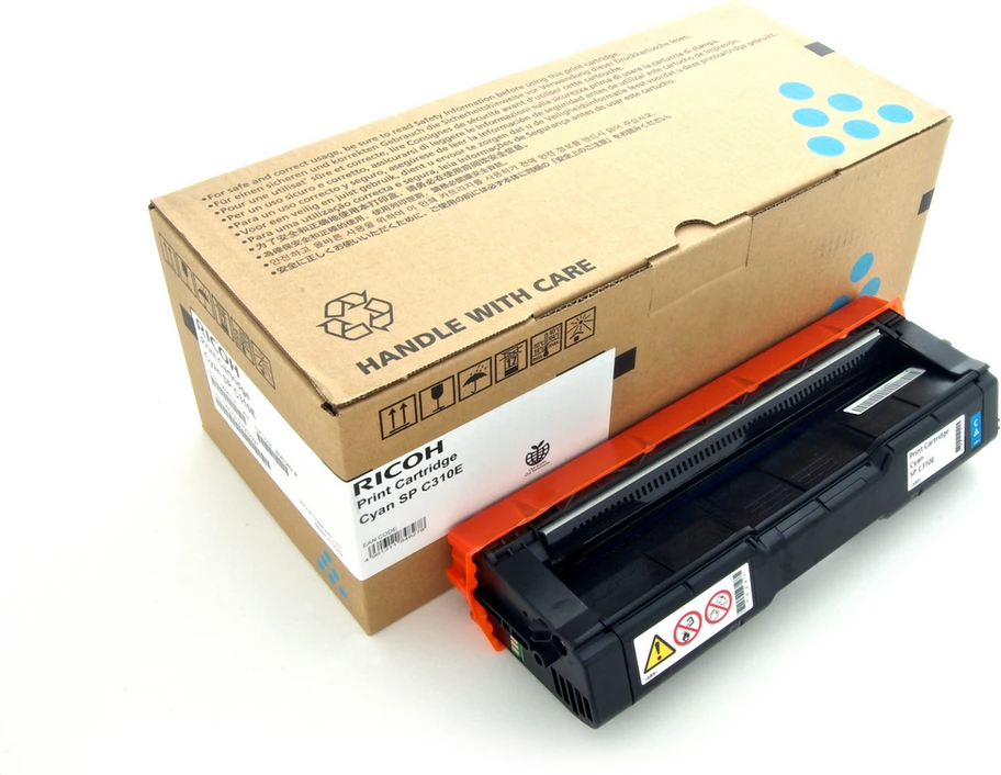 Toner, Ricoh, 407641 Type SP C310, kapacitet printimi 2500 faqe, cian