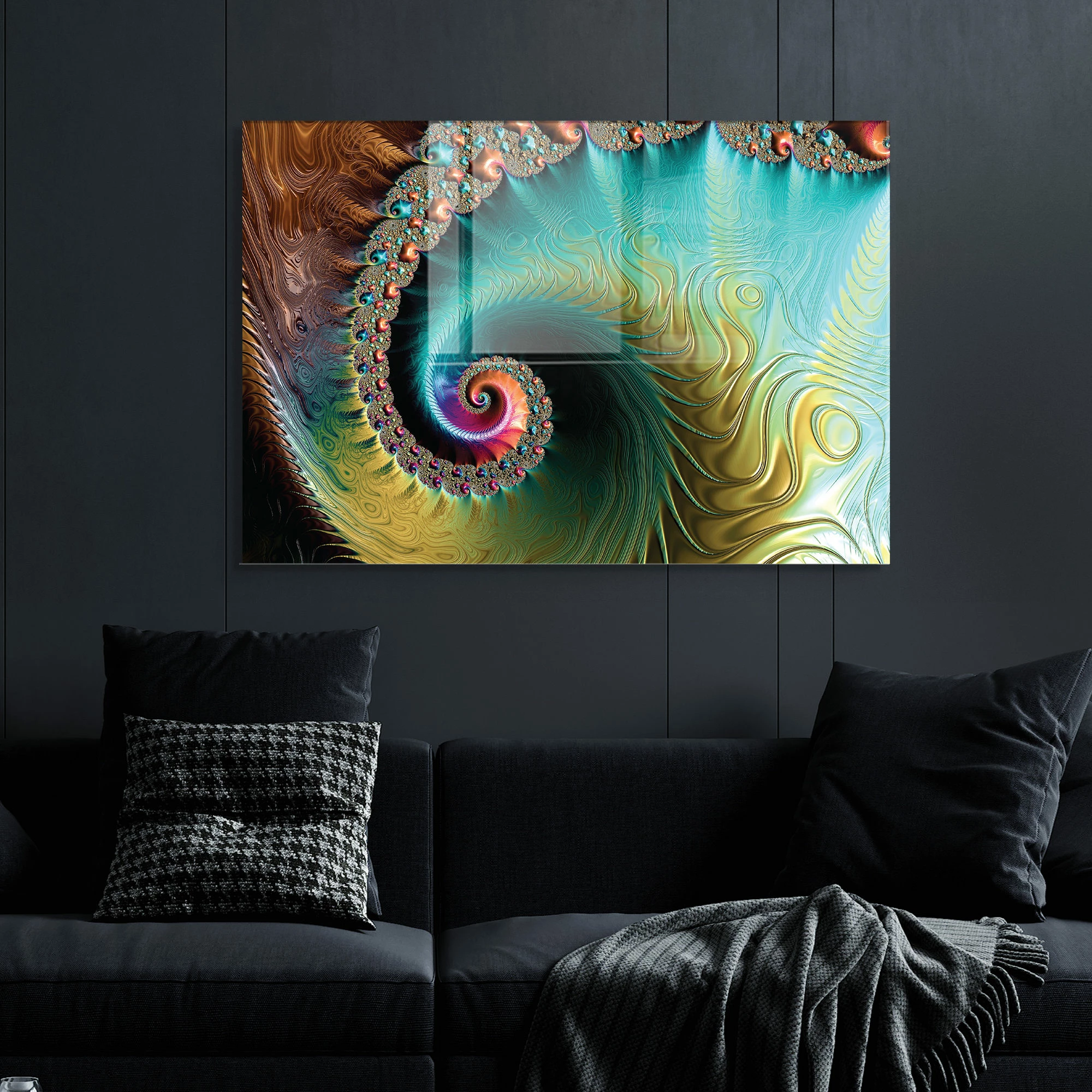 Pikturë dekorative prej xhami të temperuar, Wallity 2126, 30x45cm
