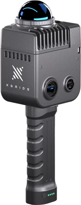 Skaner dore 3D, XGRIDS LixelKity K1, LiDAR + kamera panoramike 36MP, FOV 360°x360°, memorie TF 256GB, bateri 90 min, 1 kg, argjendtë, set me licencë Lixel Studio, bateri, karikues, kabllo, kuti
