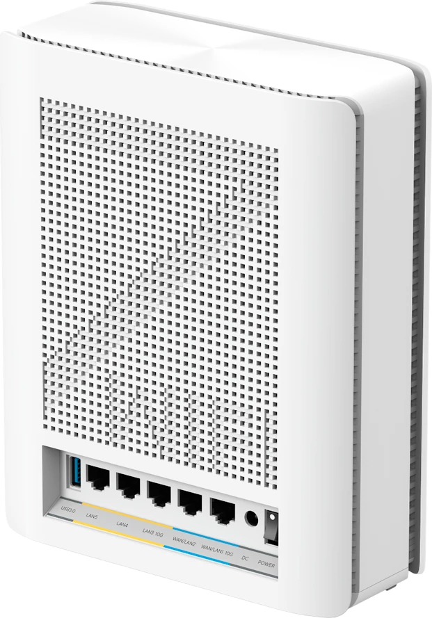 Sistem mesh WiFi 7 ASUS ZenWiFi BQ16 BE25000 quad-band, dual porta 10G, 3-pack, i bardhë