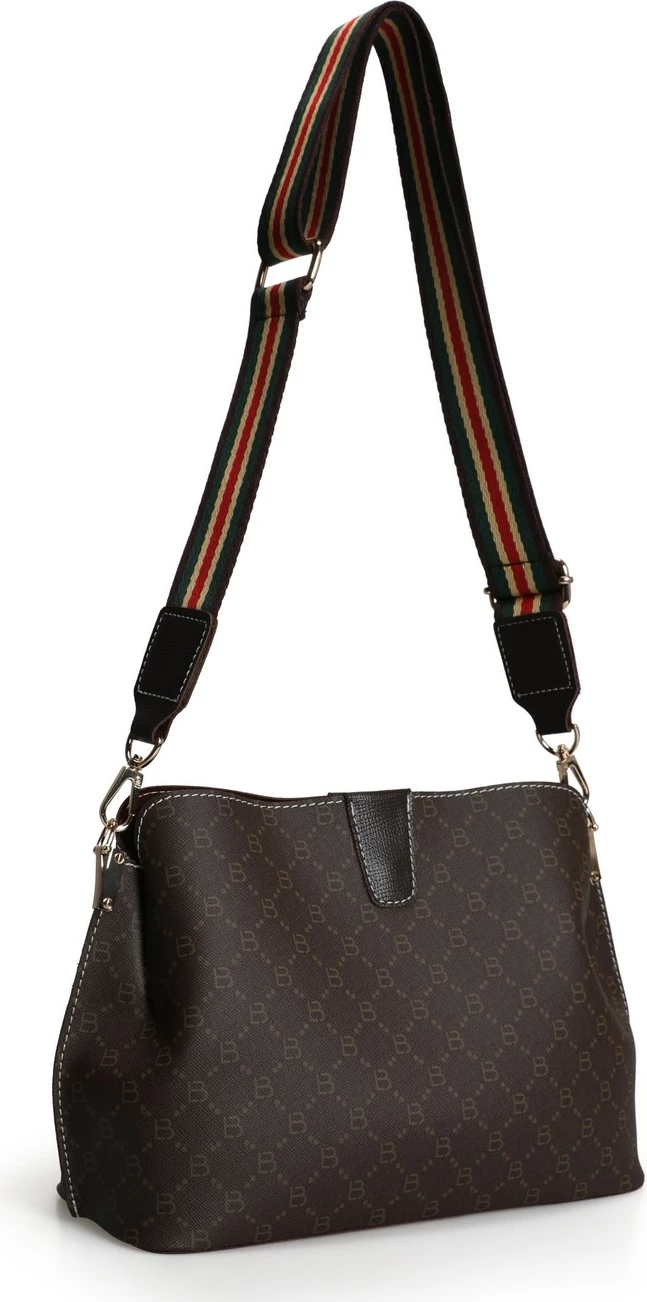 Çantë shpatullës Lucky Bees, 334 v2, ngjyrë kafe