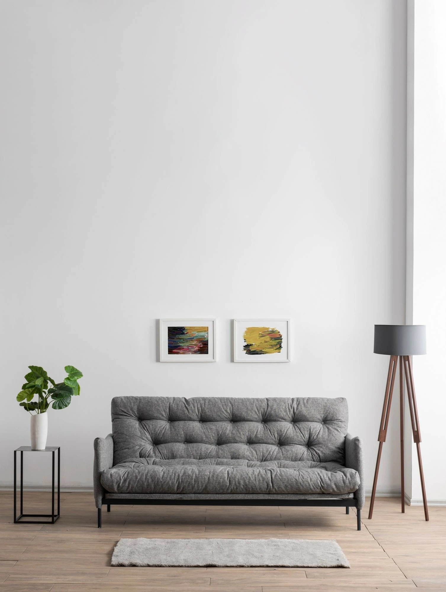 Divan-krevat me 3 vende, Atelier del Sofa, ngjyrë gri e çelët