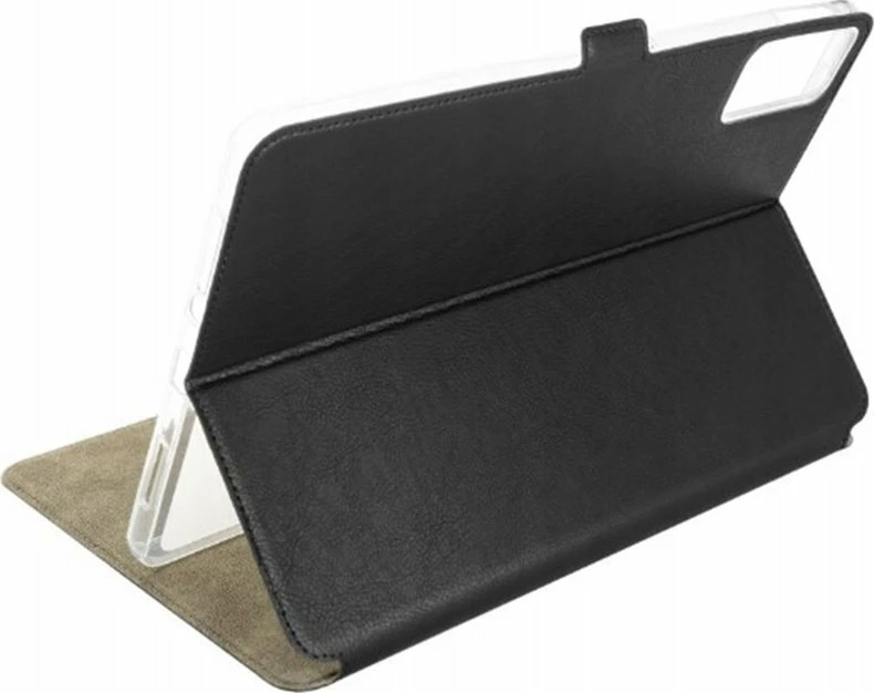 Mbështjellës flip Fixed Topic Tab Stand Case për Xiaomi Redmi Pad SE 11\" me stand, mbyllje magnetike, xhep kartele, 360° mbrojtje, i zi