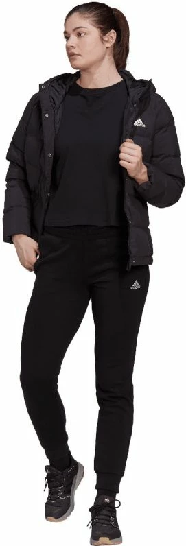 Jakne me kapuç për femra adidas, të zeza [Madhësia: XL]