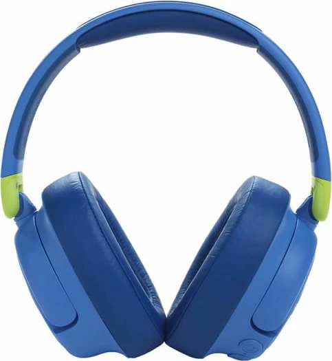Kufje Bluetooth over-ear për fëmijë JBL JR460NC, ANC, 20 orë bateri, limit 85 dB, blu