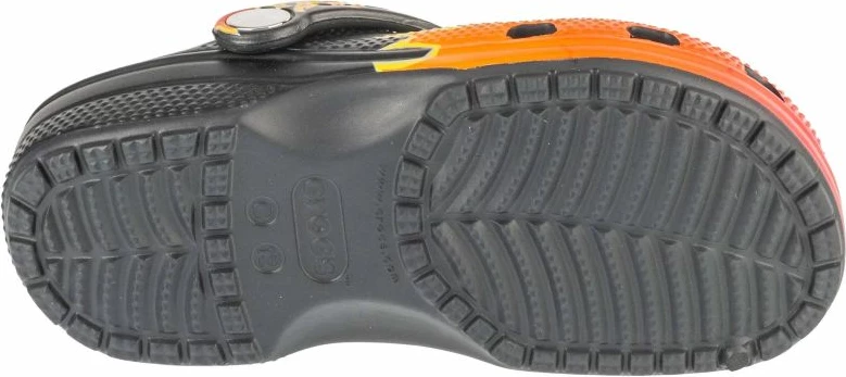 Flip-flop për fëmijë Crocs, të zeza dhe portokalli