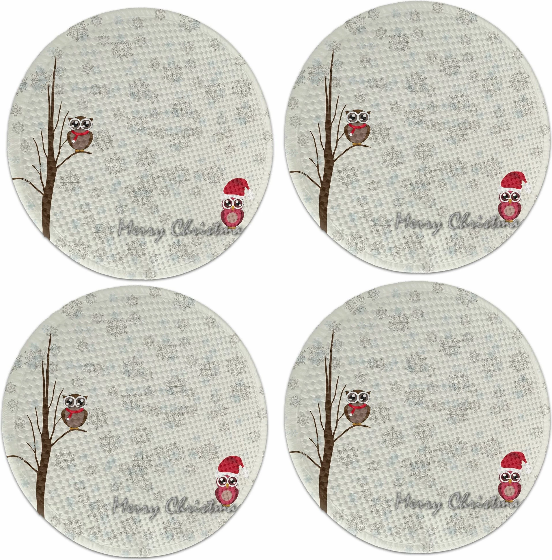 Set nënshtrues tavoline Hermia Concept, shumëngjyrësh, 4164Supla, 4 copë
