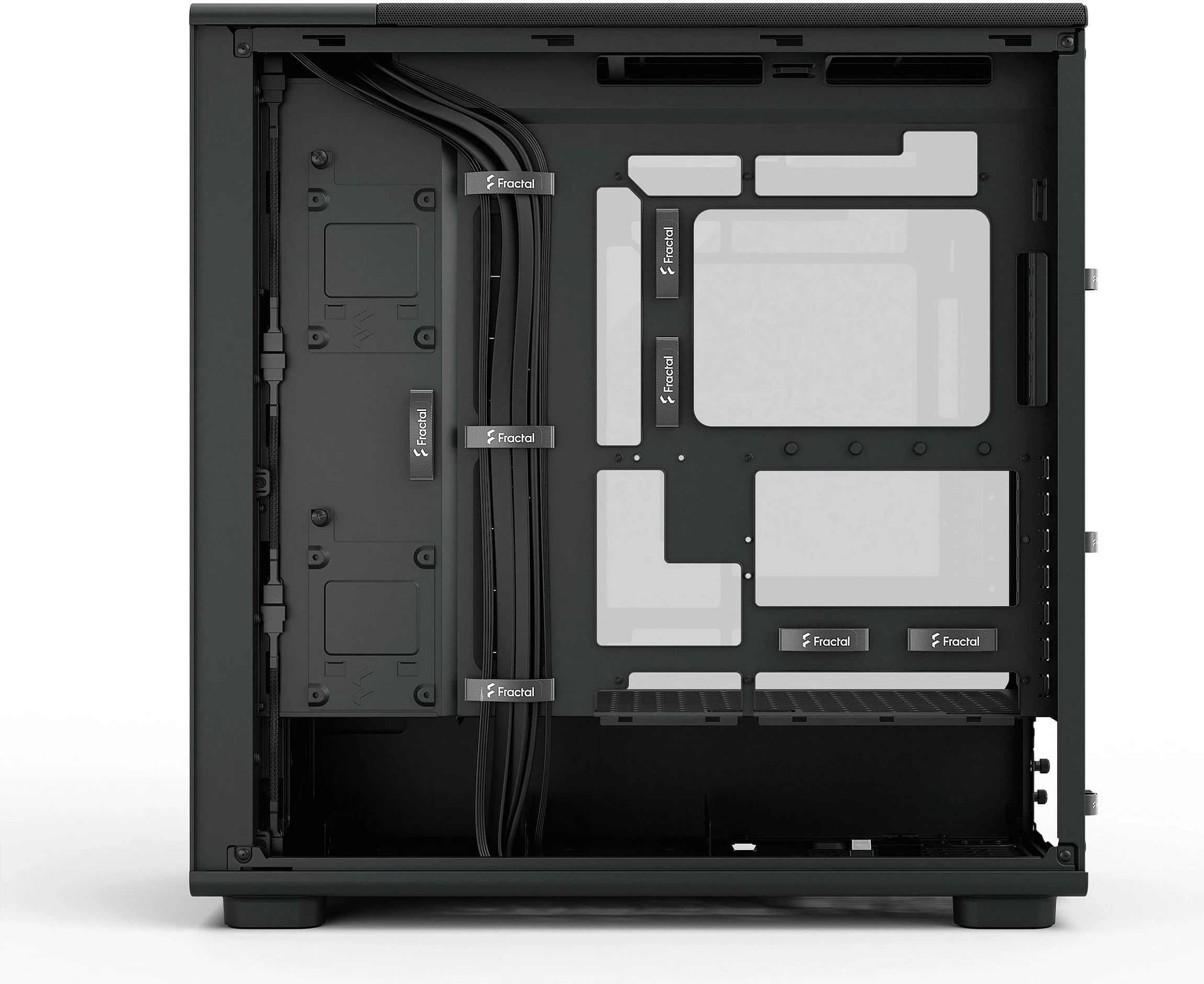 Kasë PC Fractal Design Epoch XL, Tower, ATX/micro ATX/ITX/EATX, me dritare anësore, e zezë