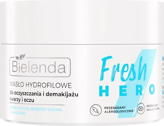Buter pastrues dhe heqës make-upi për femra Bielenda Fresh Hero Hydrating and Soothing, 40g