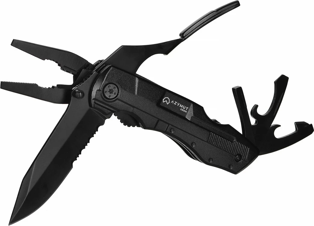 Multivegël AZYMUT Gron, me 11 vegla + 9 bitsa + mbështjellës lëkure