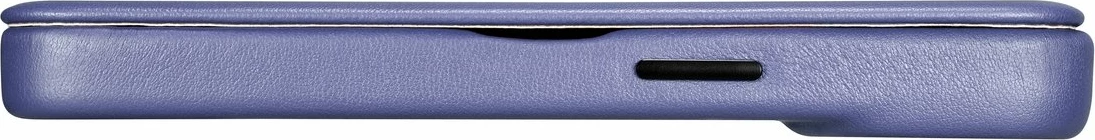 Mbështjellës iCarer CE Premium lëkurë folio për iPhone 14 Pro, MagSafe, vjollcë e lehtë