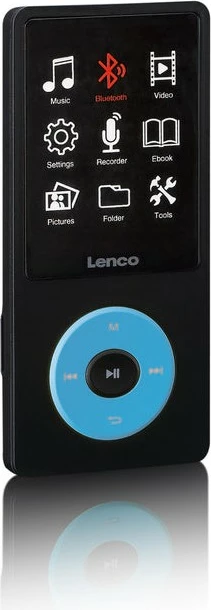 MP4 player Lenco Xemio-860BU, 256GB, Bluetooth, i zi/blu