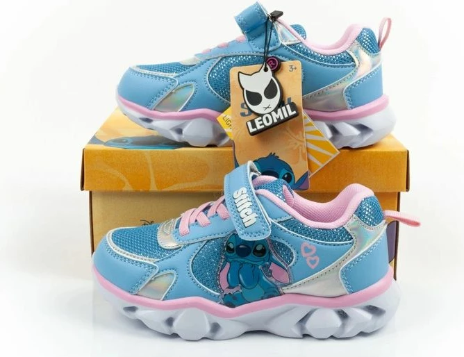 Atlete fëmijësh Leomil Stitch me drita LED, të kaltra