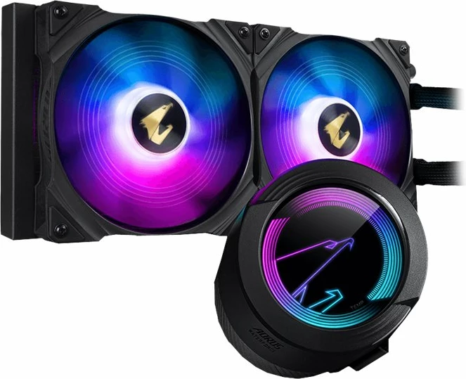 Ftohës liquid për CPU GIGABYTE AORUS WATERFORCE X 280 AIO - I zi