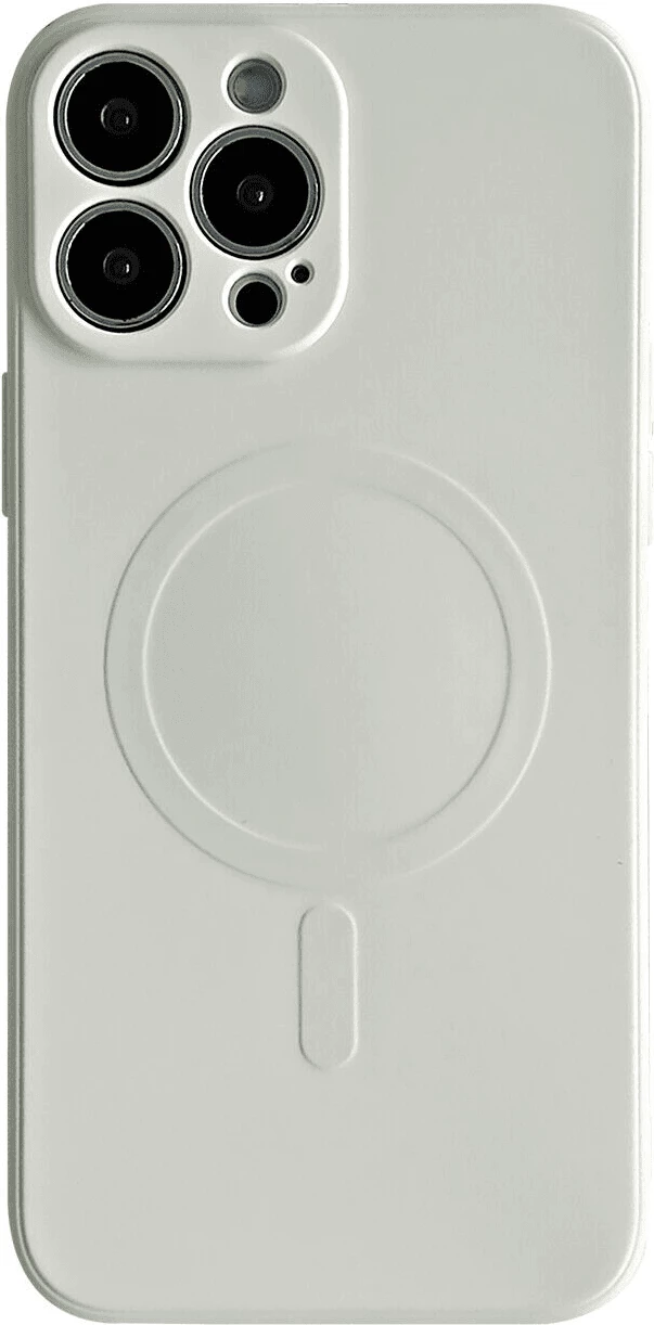 Mbështjellës silikoni MagSafe ONASI për iPhone 14 Plus, Matte White