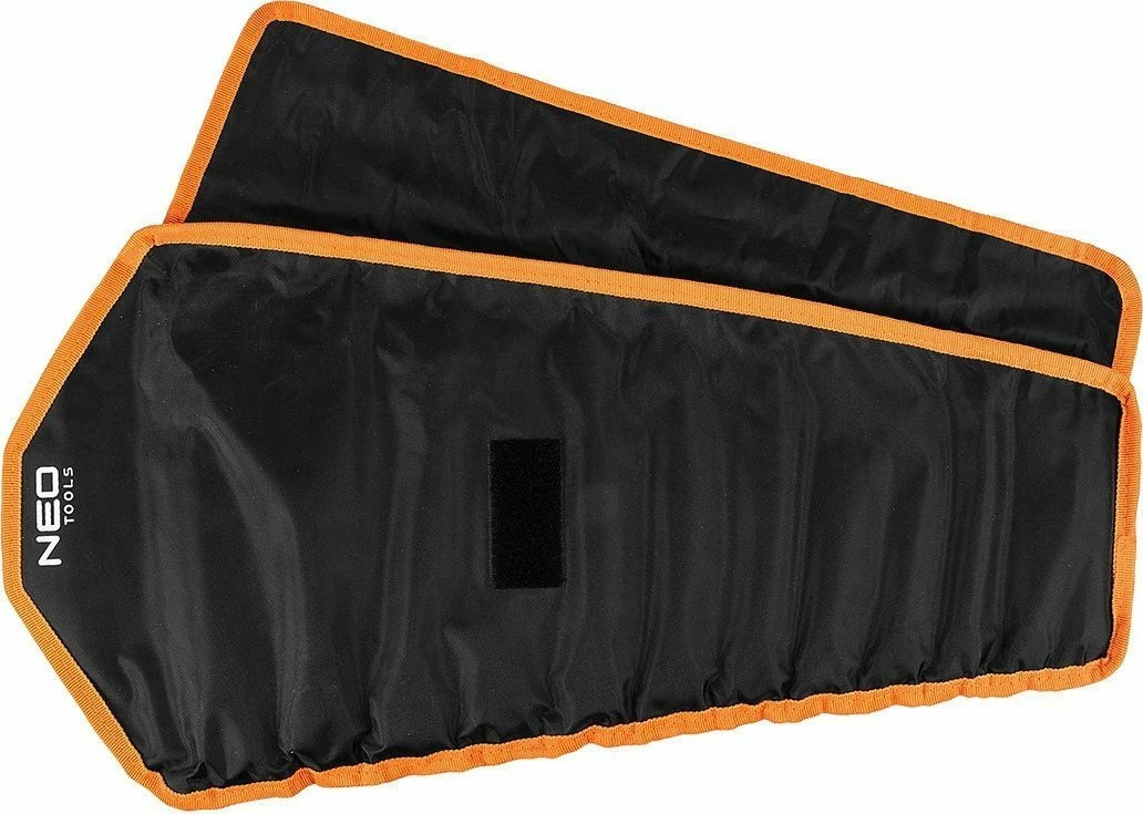 Set çelësa me kriket NEO 09-345 8-19 mm, 12 copë, me çantë rrotulluese, zezë/portokalli