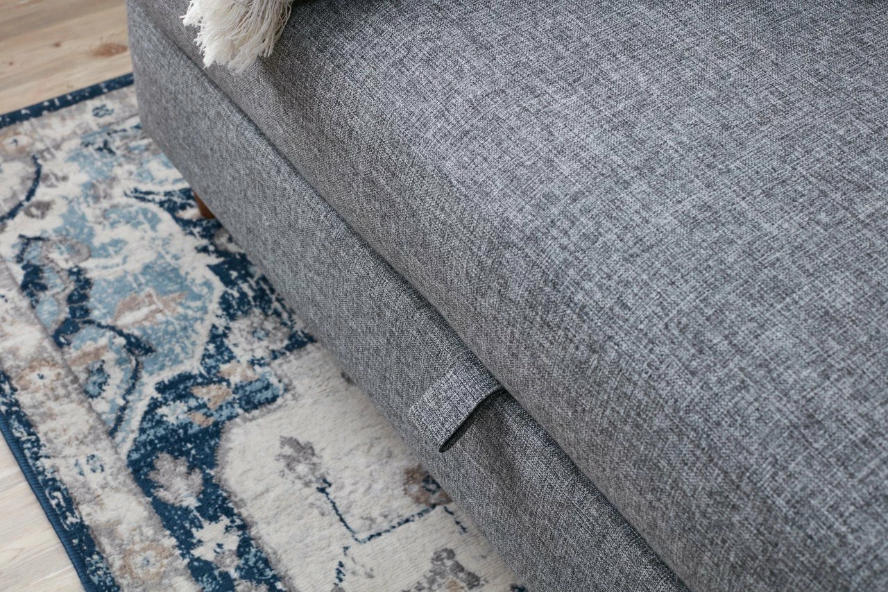 Divan-krevat treshe, ngjyrë gri, Atelier del Sofa, Eva