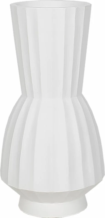 Vazo FOLDA, e bardhë, MgO, 25x25x50cm