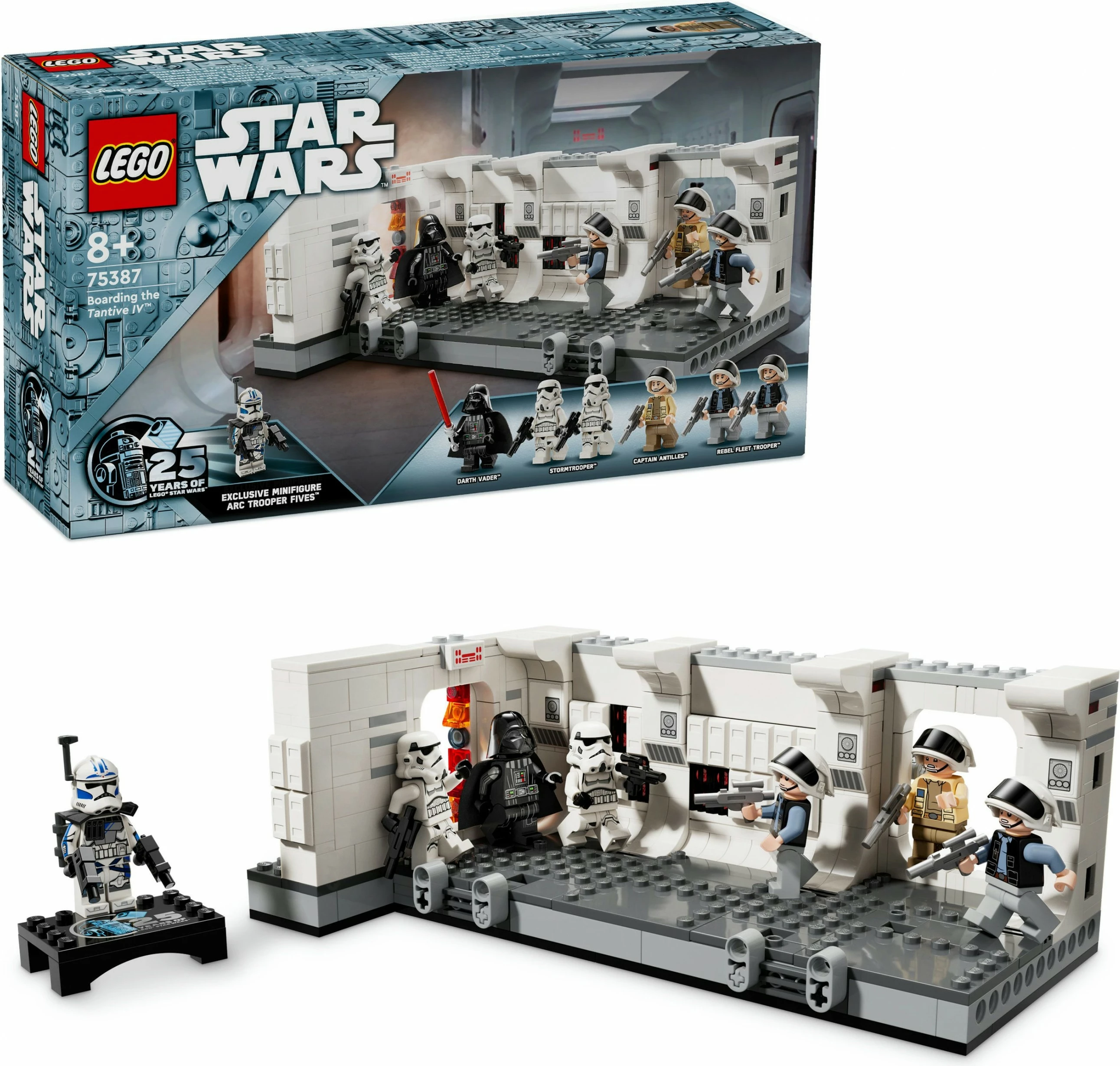 Set ndërtimi LEGO Star Wars 75387 Boarding the Tantive IV, 502 pjesë, multikolor