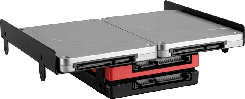 Kornizë montimi Sharkoon 5.25" BayExtension, e zezë