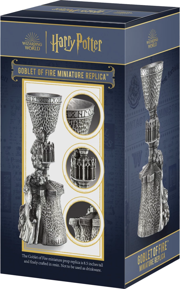 Replikë Goblet of Fire NOBLE COLLECTION Harry Potter 19 cm, argjendtë