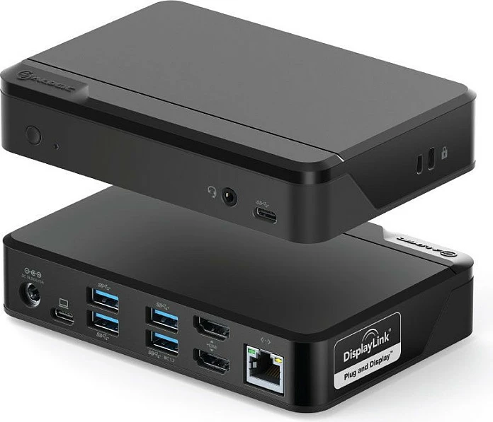 Docking station ALOGIC Universal Twin HD USB-C & USB-A, 85W, 2x HDMI, RJ-45, e zezë