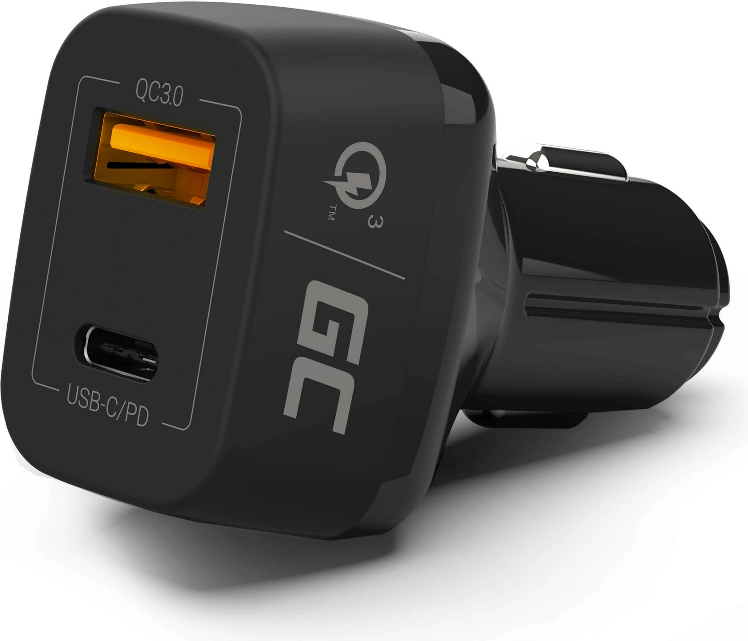 Karikues për veturë Green Cell, USB-C PD + USB-A QC 3.0, 42W, i zi