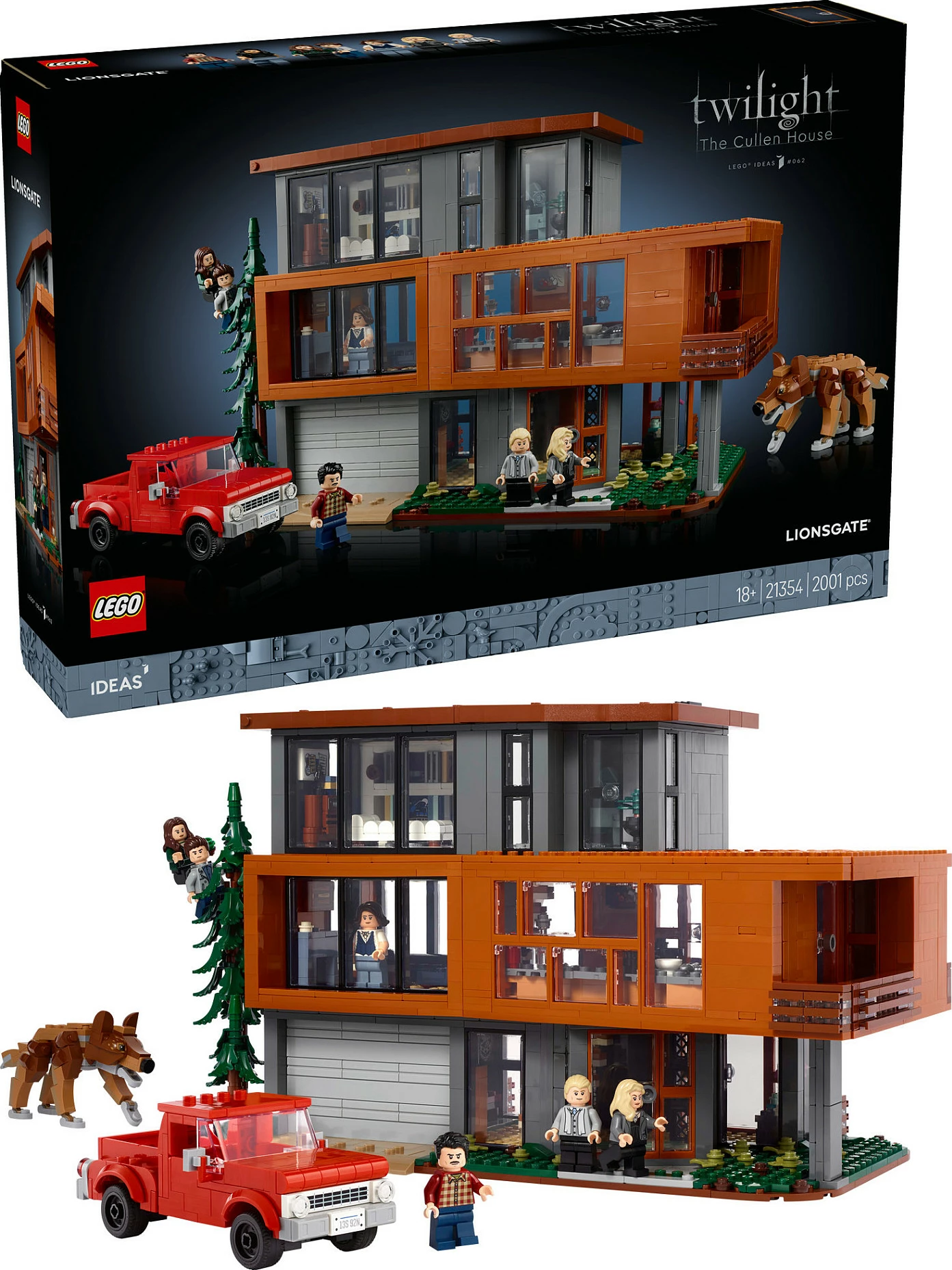 Set ndërtimi LEGO Ideas Twilight The Cullen House 21354, 2001 pjesë, 18+, shumëngjyrësh