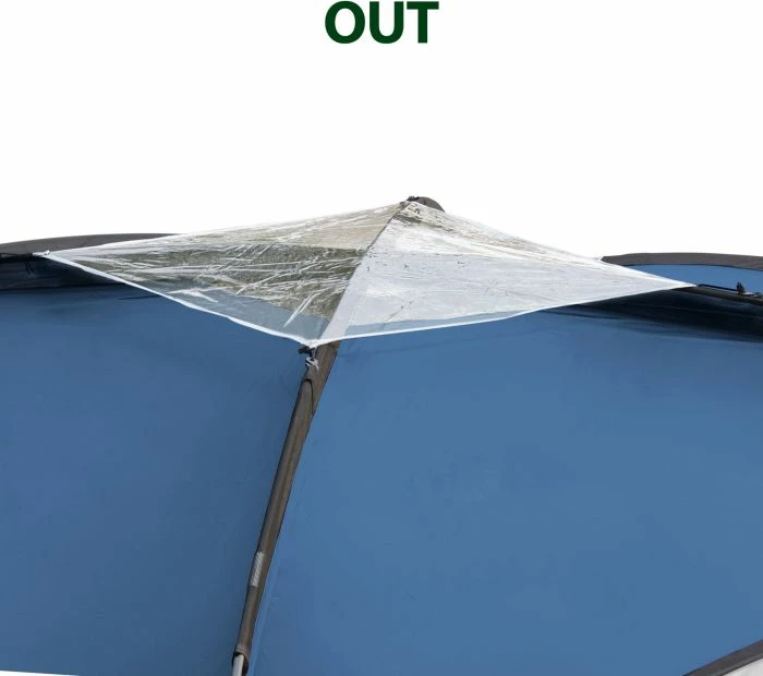 Paviljon kampingu BRUNNER Medusa II 0102034N.C30 300x300 cm, 2 mure anësore + çantë ruajtjeje, jeshile