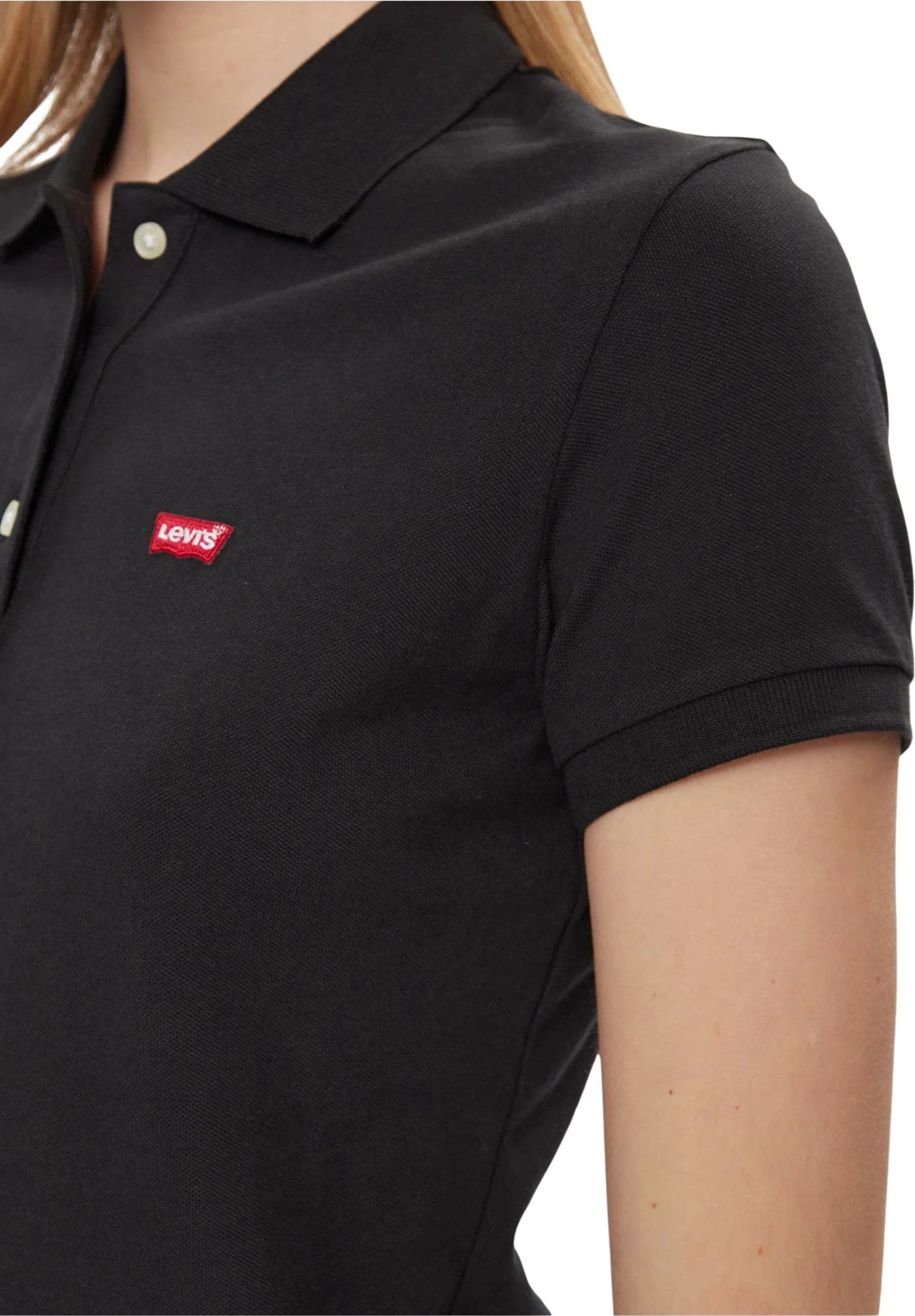 Maicë polo për femra Levi's HM Polo Caviar 52599-0046, e zezë [Madhësia: M]
