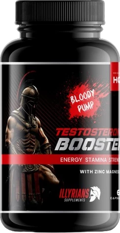 Suplement Testosteron Booster Illyrians, 60 kapsula