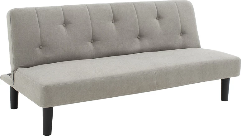 Divan-krevat Breathe, material stof, ngjyrë hiri, 167x77x73 cm