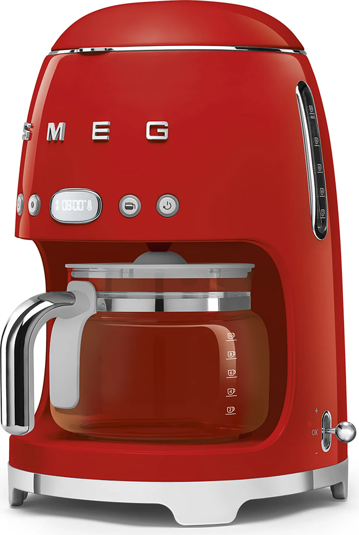 Makinë kafeje me filtër Smeg DCF02RDEU 1.4L 1050W 10 filxhanë e kuqe