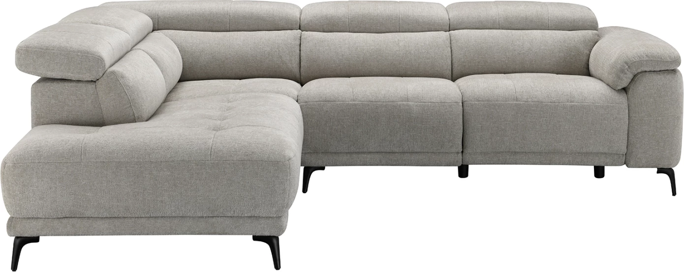 Këndare me 5 ulëse, me recline, ngjyrë bezhë, COMMODUS CD3315.02L, 275x231x77cm