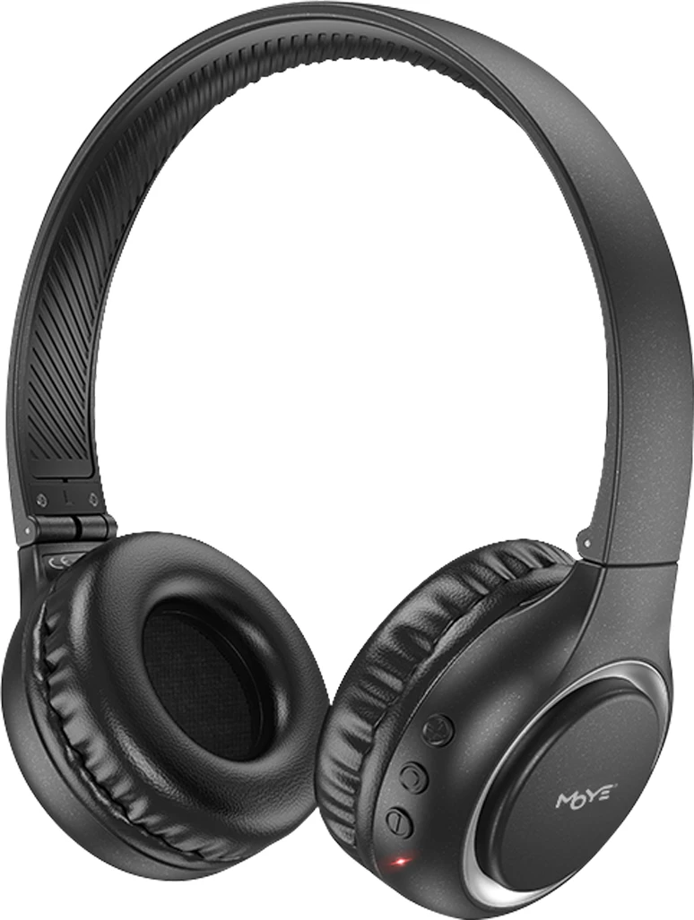 Kufje Moye ENYO Foldable BT, Bluetooth 5.3, me mikrofon, 200mAh, të palosshme, të zeza
