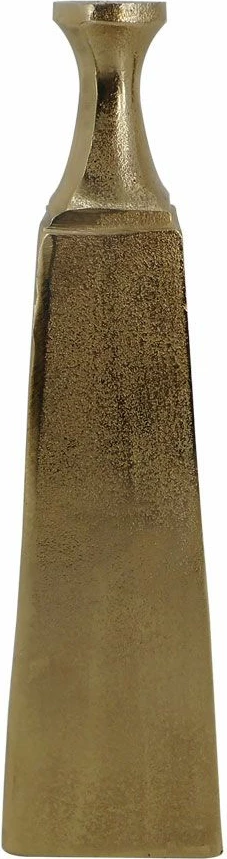 Vazo dekorative GLORY, alumin, ngjyrë ari, 13x13x41cm