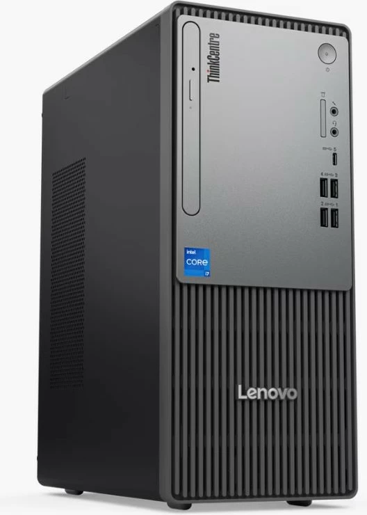 Kasë Lenovo ThinkCentre neo 50t Gen 5, Intel Core i3-14100, 8GB RAM, 512GB SSD, Windows 11 Pro, Zezë/Argjendtë
