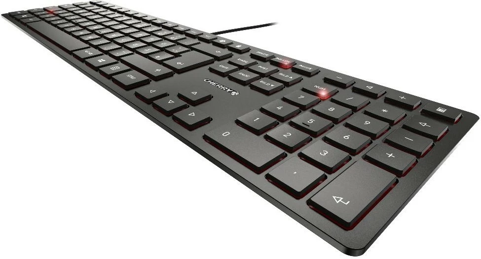 Tastierë Cherry KC 6000 SLIM, full-size, USB, e zezë