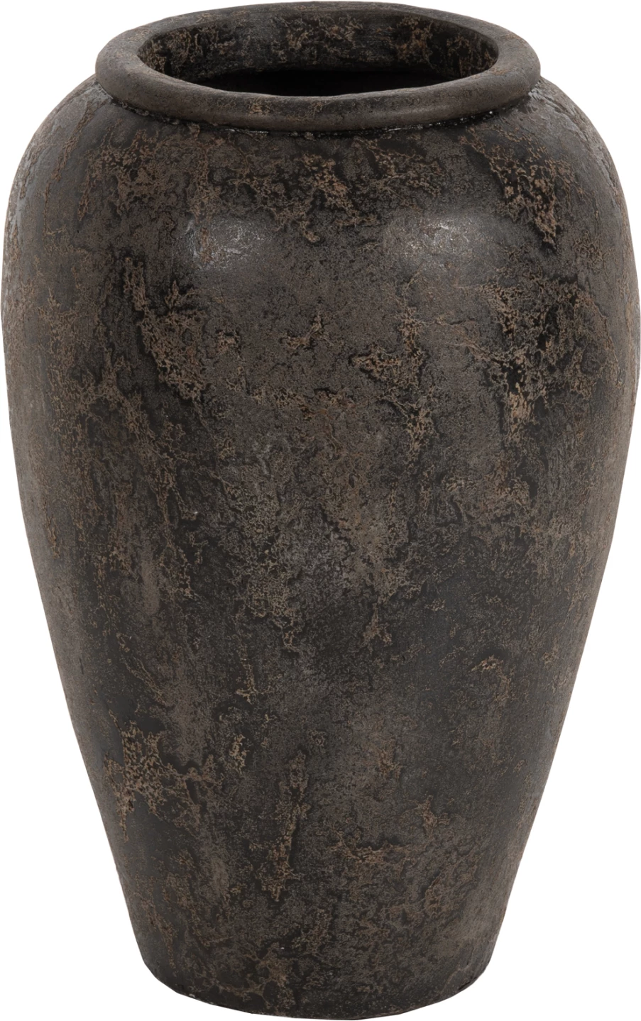 Vazo dekorative për dysheme SPARTA, ngjyrë e zezë, Φ47x69H cm