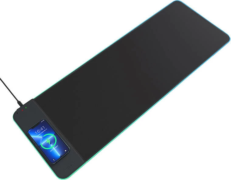 Mauspad Choetech T543-F-ACBK me karikim wireless 15W, i zi