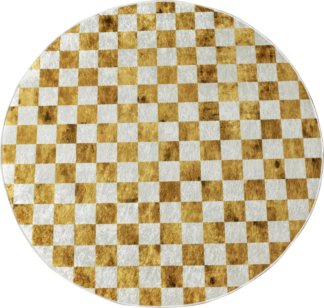 Qilim rrumbullak, shumëngjyrësh, Conceptum Hypnose, 120 cm, Coper Djt Çap