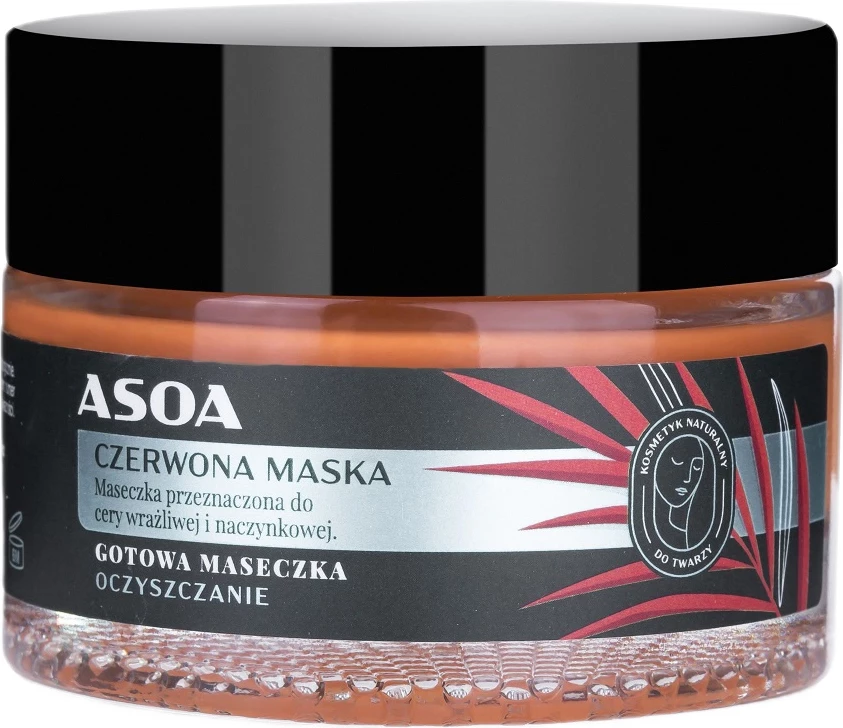 Maskë për fytyrë Asoa Red Clay për femra 50ml